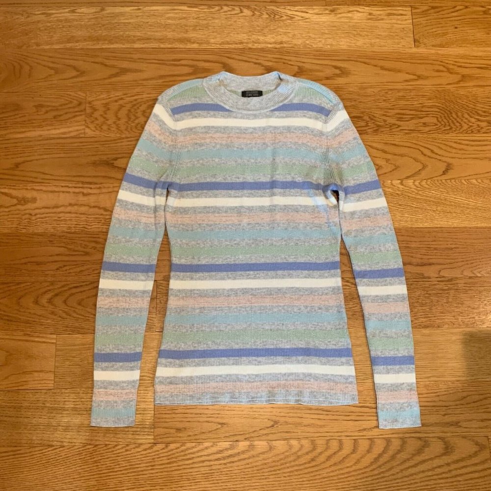 halogen atlantic-pacific ribbed sweater 🤍 m